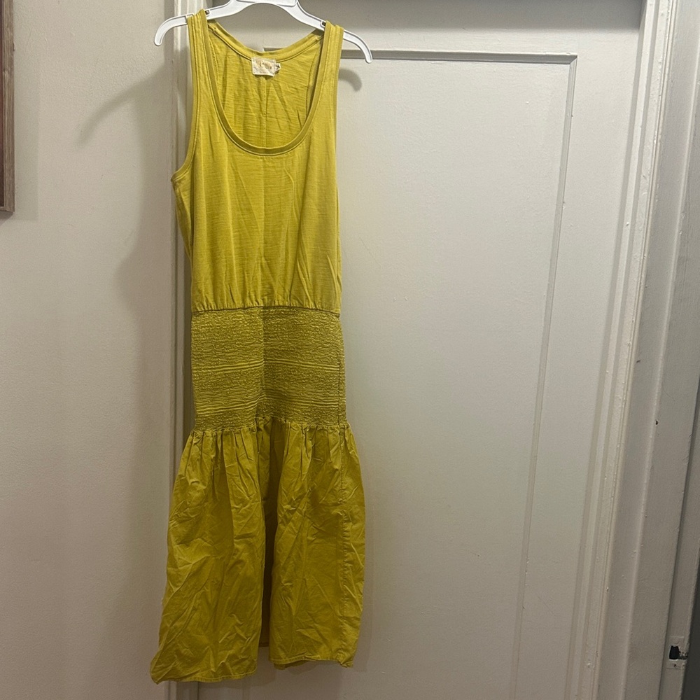 Nation LTD Sunny Yellow Midi Dress -Preloved